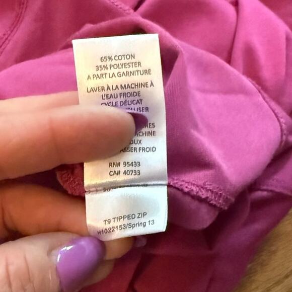 Horny Toad Womens Pull over Jacket Large T9 Tipped Zip - Picture 9 of 14